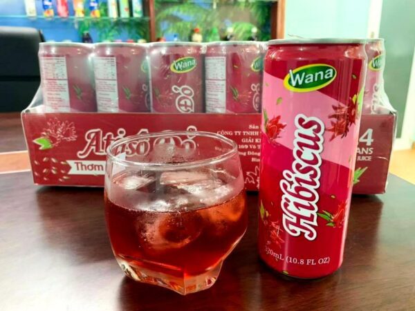Red Hibiscus Drink - Natural Herbal Beverage Rich in Antioxidants
