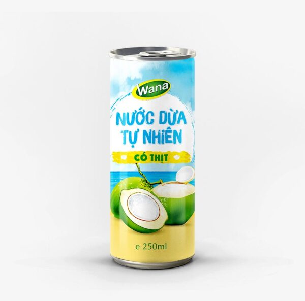 Coconut Water with Pulp - 250ML Can