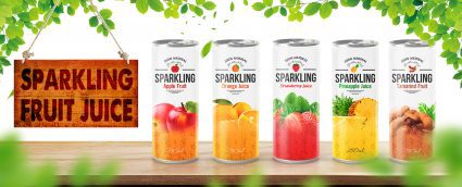 Premium Quality Sparkling Lime Juice Drink 250mL Canned