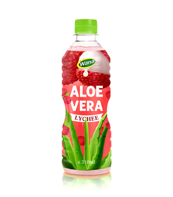 Aloe Vera Drink With Lychee Flavour 310mL Pet Bottled