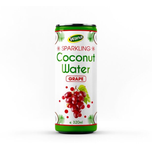 Sparkling Coconut Drink with Strawberry Juice 320mL Canned