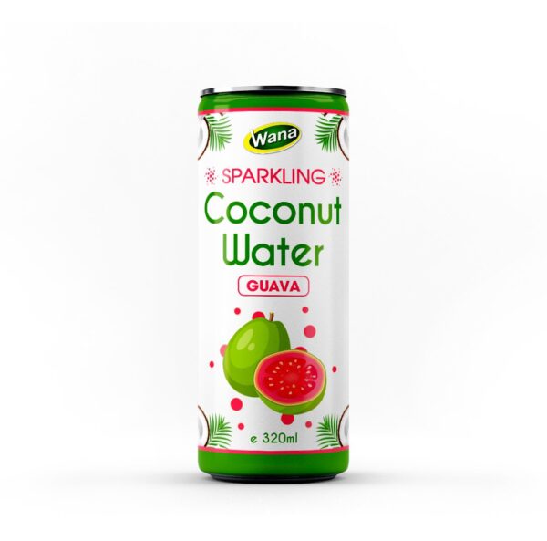 Sparkling Coconut Drink with Strawberry Juice 320mL Canned