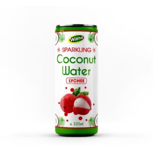 Sparkling Coconut Drink with Strawberry Juice 320mL Canned