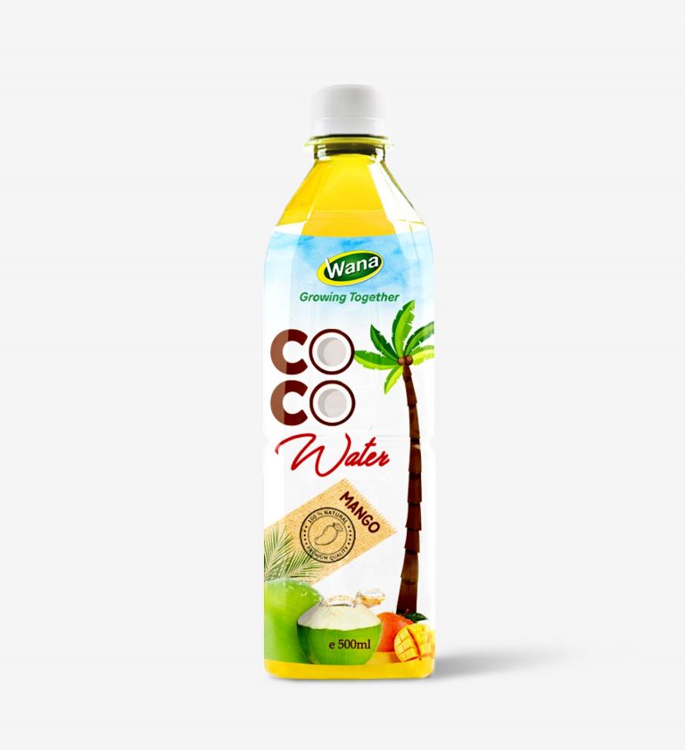 OEM Coconut Water Drink With Mango Flavor 500mL PET