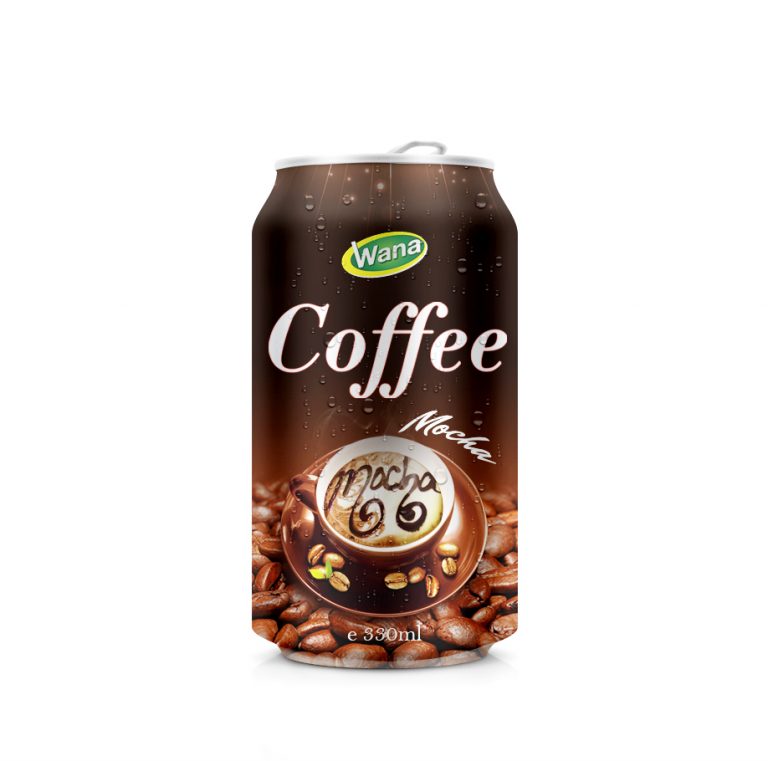 Private Label Mocha Coffee Drink in 330ml Short Canned