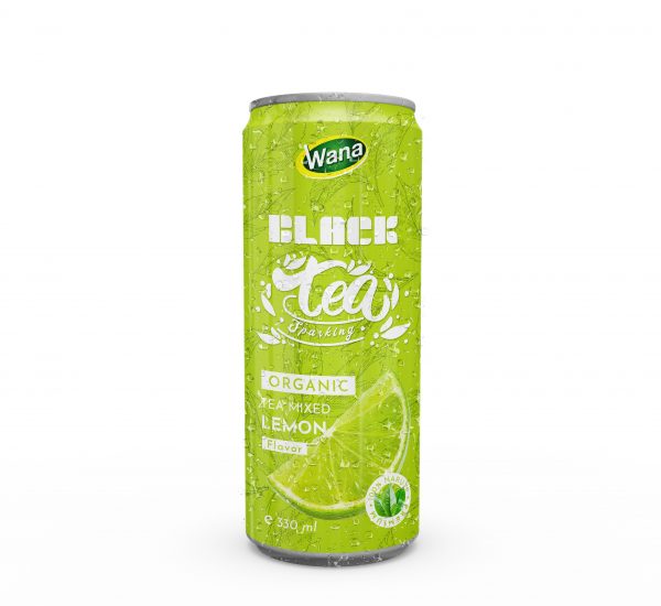 Sparkling Black Tea Drink Mixed Pomegranate Juice 330mL Canned