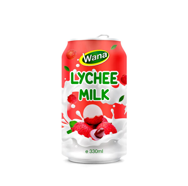 Lychee Milk Drink 330mL Short Canned