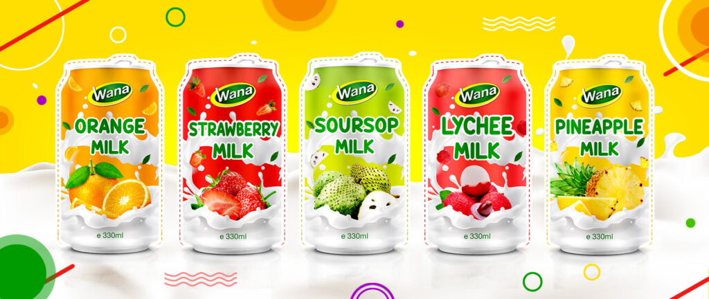 Mango Flavored Milk Drink