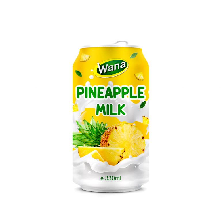 Wholesale Fruit Milk Drink with Pineapple Juice in 330ml Canned