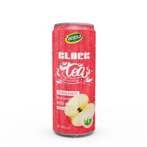 Sparkling Black Tea Drink Mixed Pomegranate Juice 330mL Canned