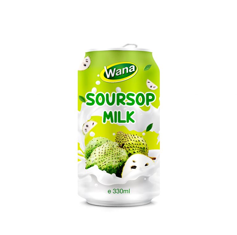 Healthy Fruit Milk Drink with Soursoup Flavor in 330ml Canned