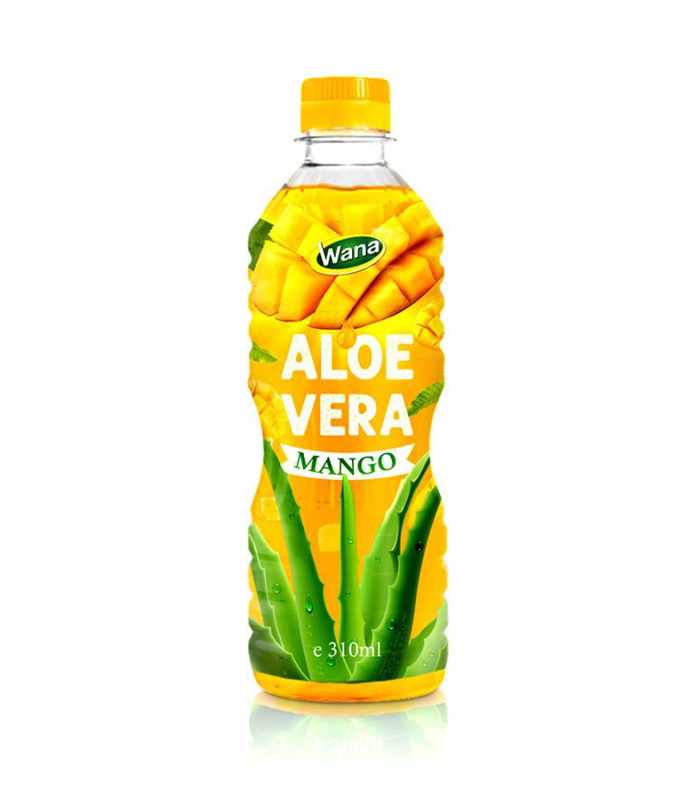 Mango Flavored Aloe Vera Drink in 310ml PET Bottle