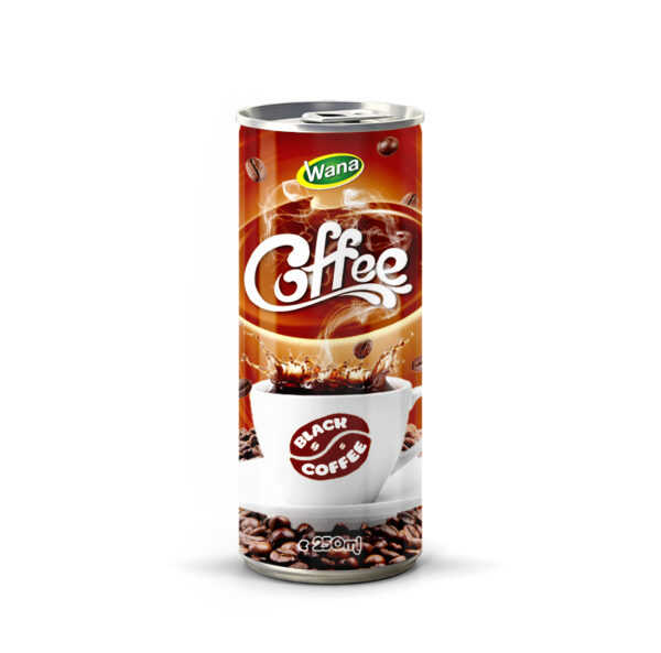 Original Vietnam Black Coffee Drink in 250ml Canned