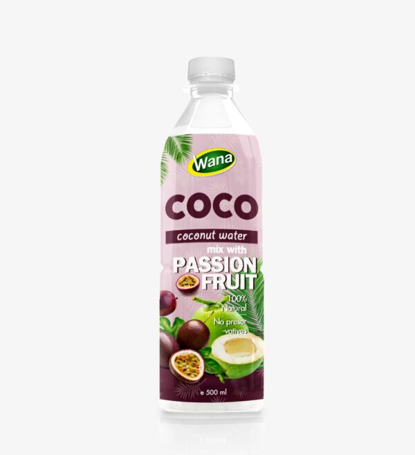 Original Coconut Water with Lychee Flavor in 500ml PET Bottle