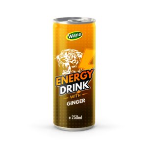 250ml Canned Energy Drink with Apple Flavor