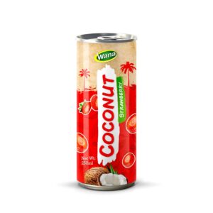 New Edition Coconut Drink with Orange Flavor in 250ml Canned