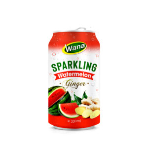 Sparkling Watermelon Juice Drink with Ginger 330ml 