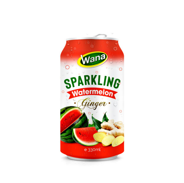 Sparkling Watermelon Juice Drink with Ginger 330ml 