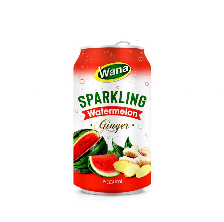 Sparkling Watermelon Juice Drink with Ginger 330ml 