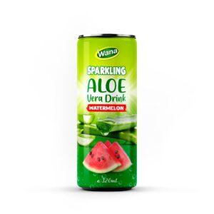 320ml Sparkling Aloe Vera Drink with Watermelon Flavor