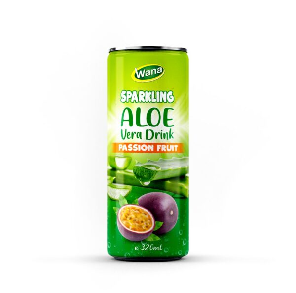 320ml Sparkling Aloe Vera Drink with Watermelon Flavor