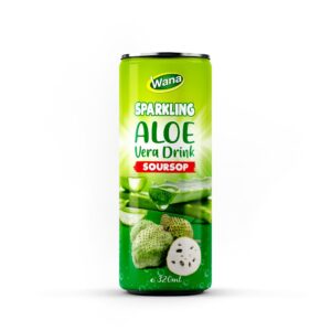 320ml Sparkling Aloe Vera Drink with Watermelon Flavor