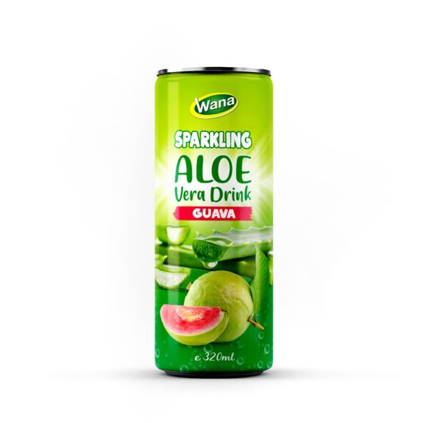 320ml Sparkling Aloe Vera Drink with Watermelon Flavor