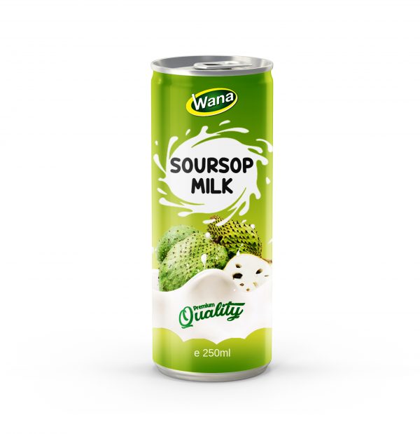 Soursop Flavored Milk Drinks 250ml Canned
