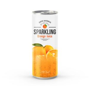 Carbonated Mango Juice Drink in 250ml Canned