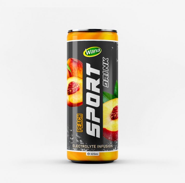 Tasty Peach Flavor in Sport Drink 320ml