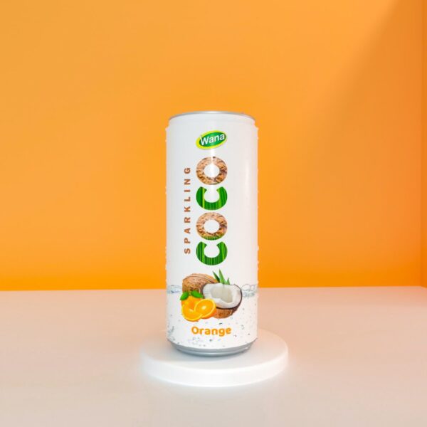 Sparkling Coco Drink with Pineapple Flavor in 250ml
