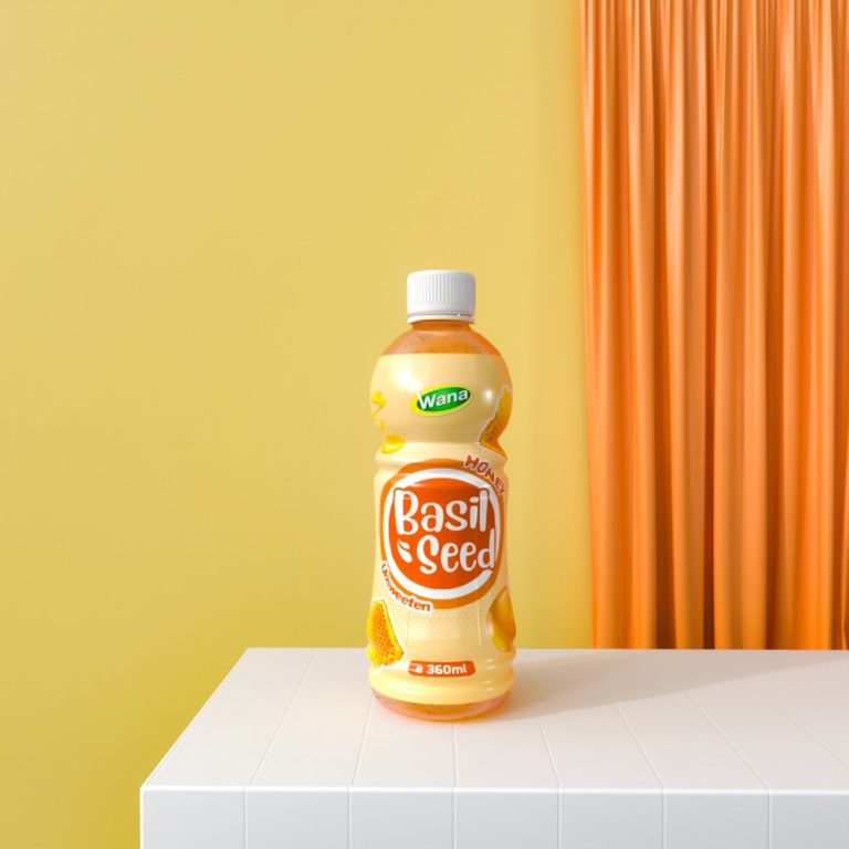 Honey Basil Seed Drink in 360ml PET Bottle