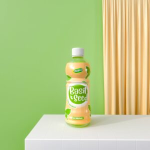 Wholesale Basil Seed Drink with Citrus Flavor 360ml