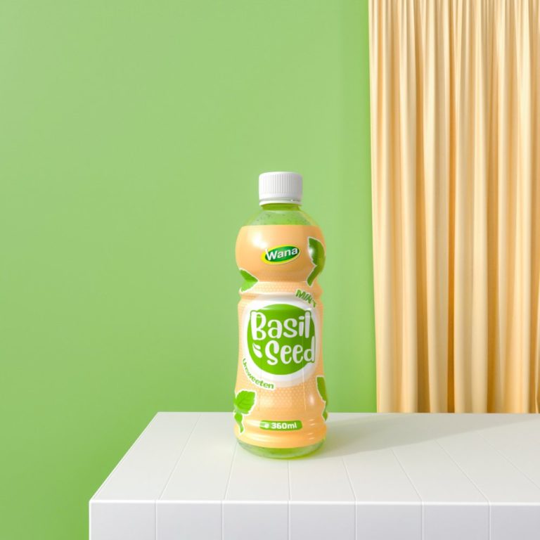 OEM Mint Flavored Basil Seed Drink 360ml