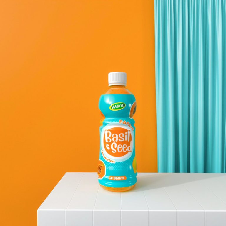 Special Papaya Mixed Basil Seed Drink 360ml