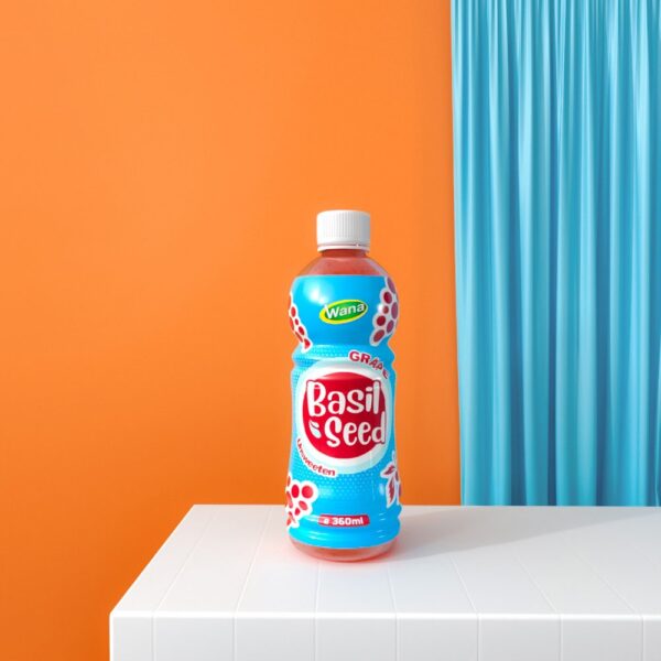 Wholesale Basil Seed Drink with Citrus Flavor 360ml