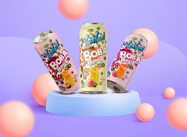 Popping Boba Tea - Mango Flavored