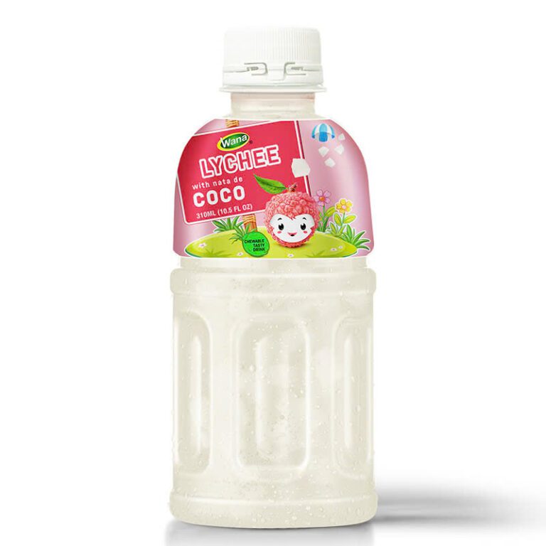 310ML – Fruit Juice with Nata De Coco – Lychee Flavor
