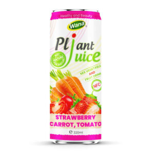 Mixed strawberry, carrot and tomato