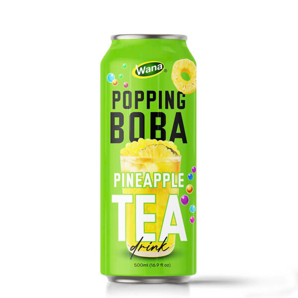 500ML - Popping Boba Tea - Mango Flavored