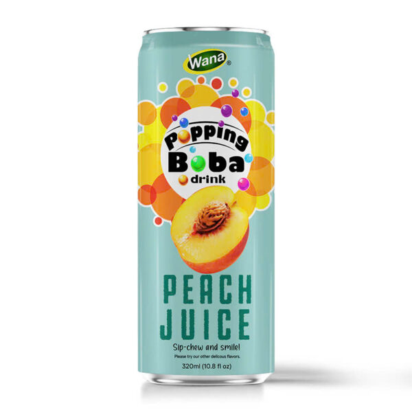 Mango Juice with Popping Boba