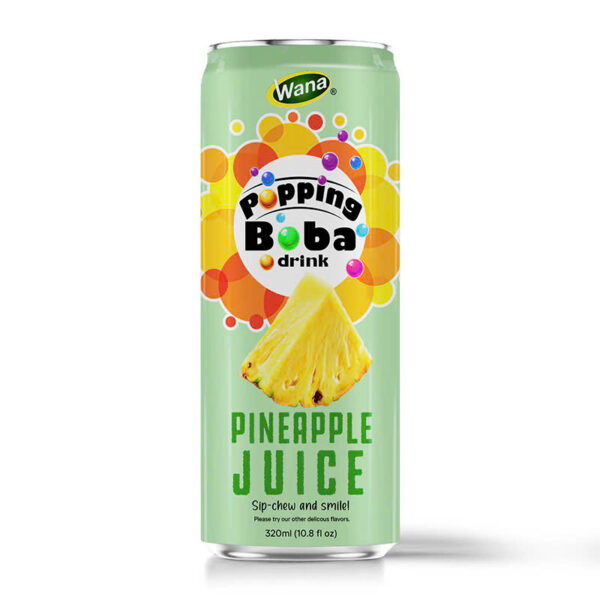 Mango Juice with Popping Boba