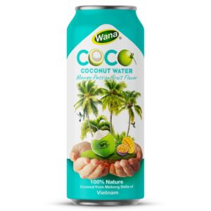 500ML - Coconut Water with Mango - Passion Fruit Flavor