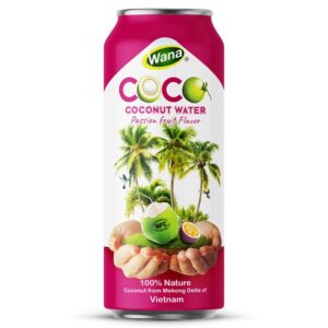 500ML - Coconut Water with Mango - Passion Fruit Flavor