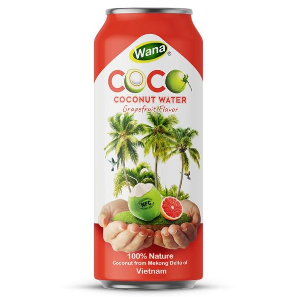 500ML - Coconut Water with Mango - Passion Fruit Flavor