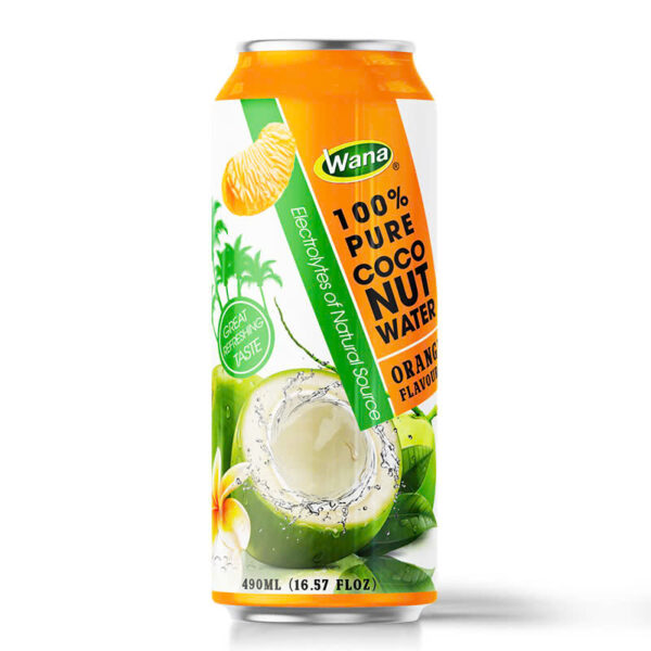 490 ML - Orange flavored Coconut Water