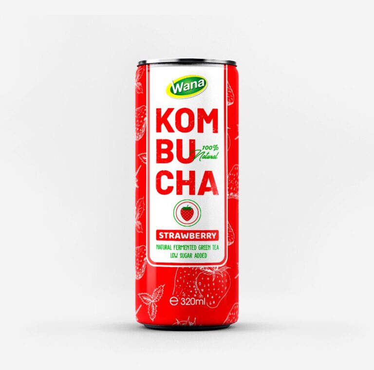 Kombucha Strawberry – The Sweet Flavor of Freshness