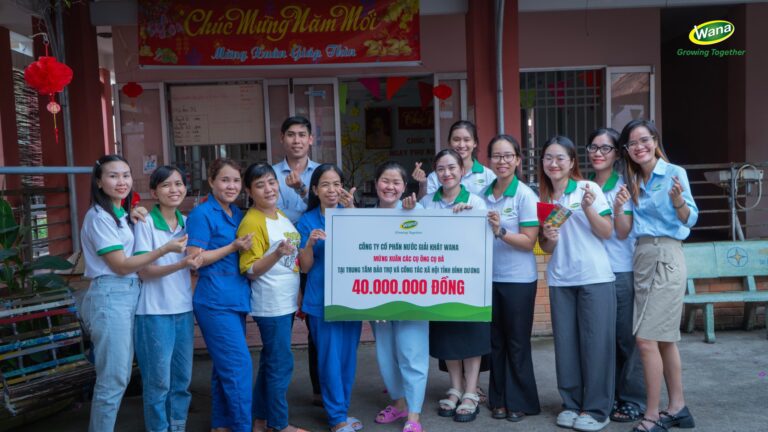 WANA Beverage Spreads Spring Love at Binh Duong Social Protection Center