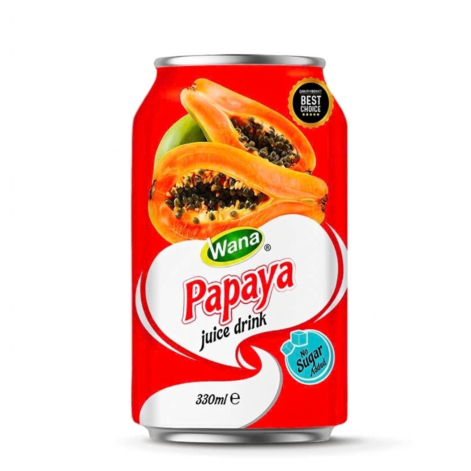 wana-premium-papaya-juice-drink-330ml-aluminum-can