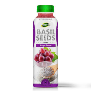 Basil Seeds Drink with Strawberry – Refreshing, Crunchy, and Healthy!
